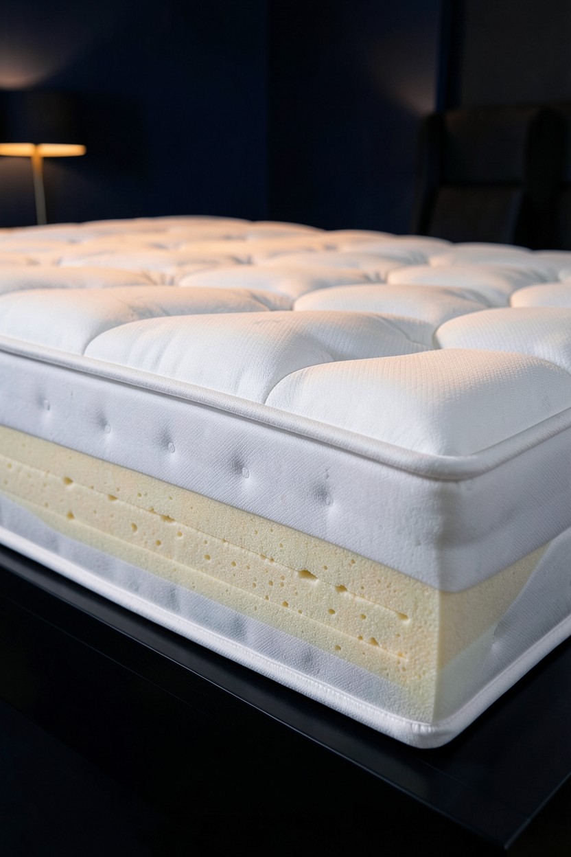 Colchón de espuma con varias capas